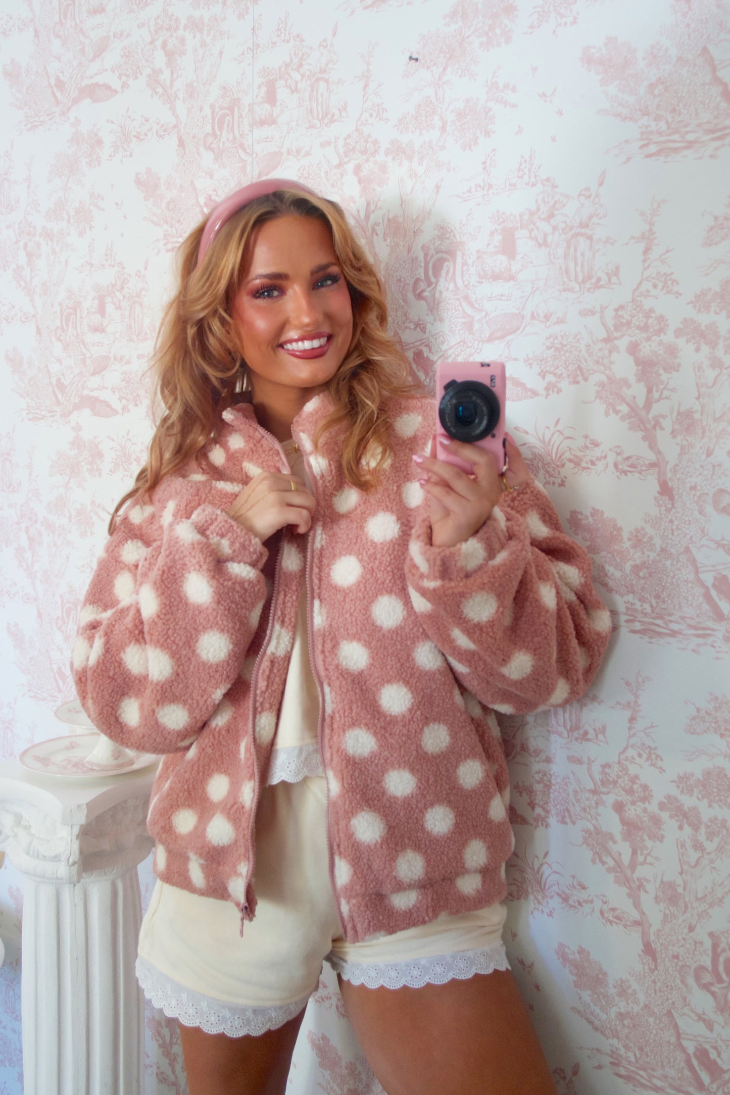 Dotted Dream Teddy Sherpa