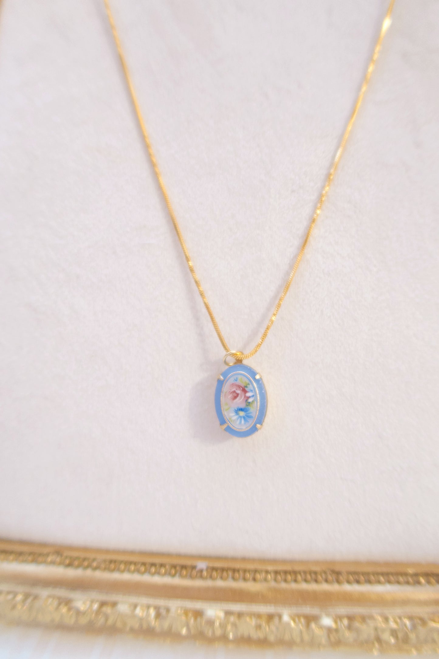 The Bluebell Charm Vintage Necklace