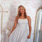 Lilac Lacewood Midi Dress