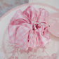 Pink Noel Satin Scrunchie