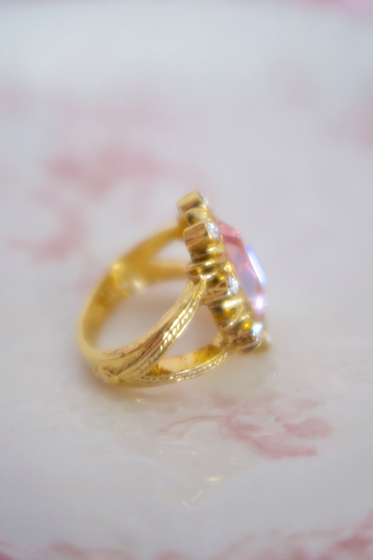 The Pink Regency Ring