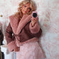 Vogue En Rose Fur Coat