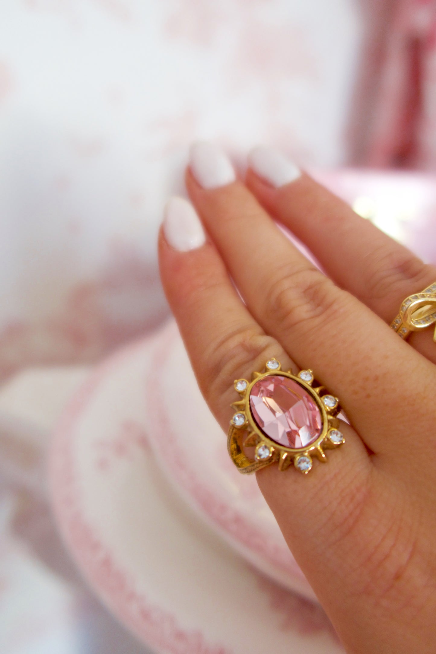 The Pink Regency Ring