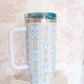 The Love Shack Tumbler 40 oz - Cinderella Blue