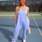 Move With Me Jumpsuit - Periwinkle