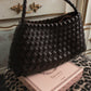 Le Chocolat Woven Shoulder Bag
