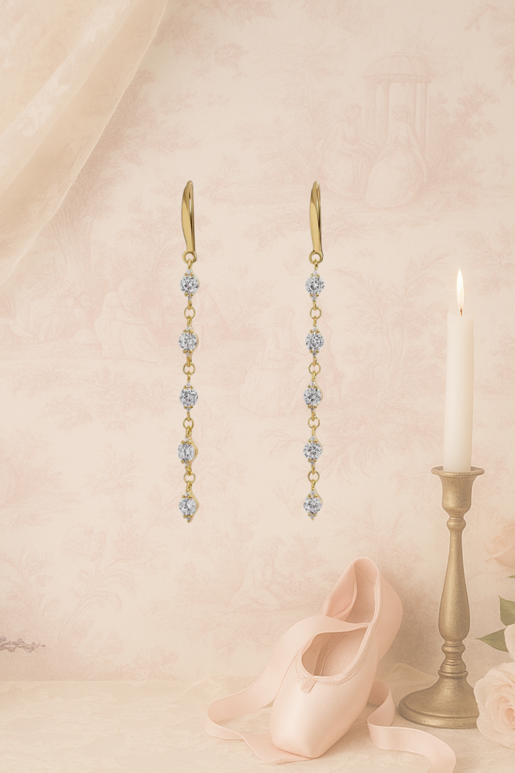 Ballet Blanc Crystal Earrings