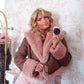 Vogue En Rose Fur Coat