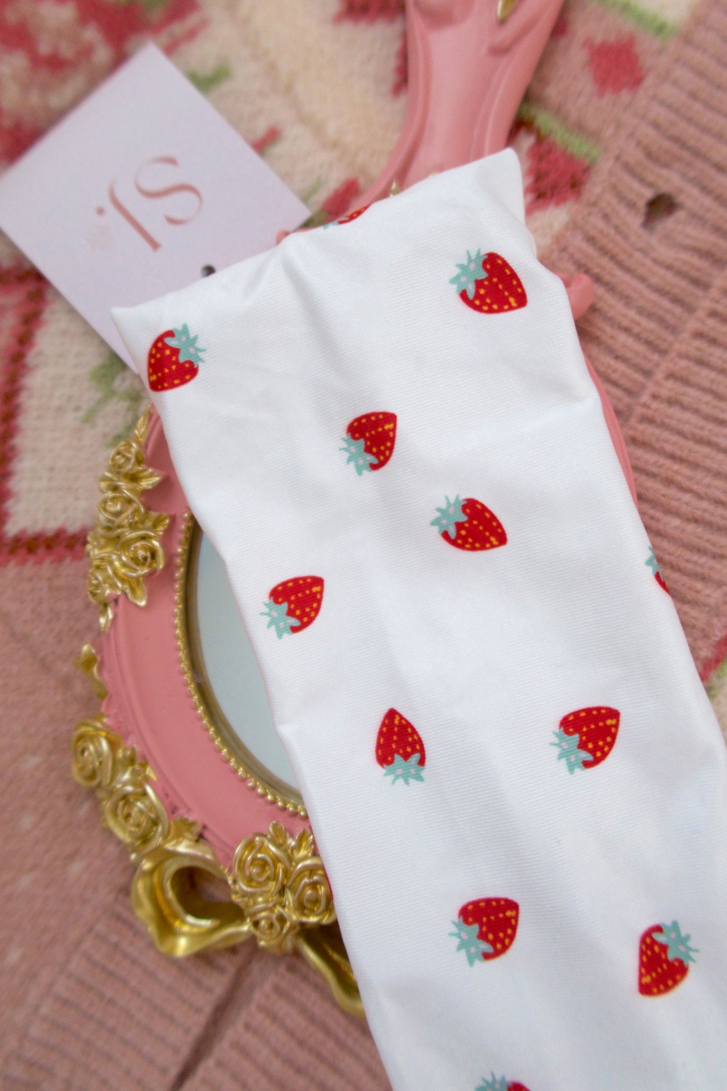 Pilates Girly Headband - Strawberry Sugar