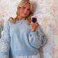 Crochet Cutie Sweater - Blue