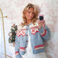 Vintage French Rose Cardigan - Icicle Kiss