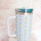 The Love Shack Tumbler 40 oz - Cinderella Blue