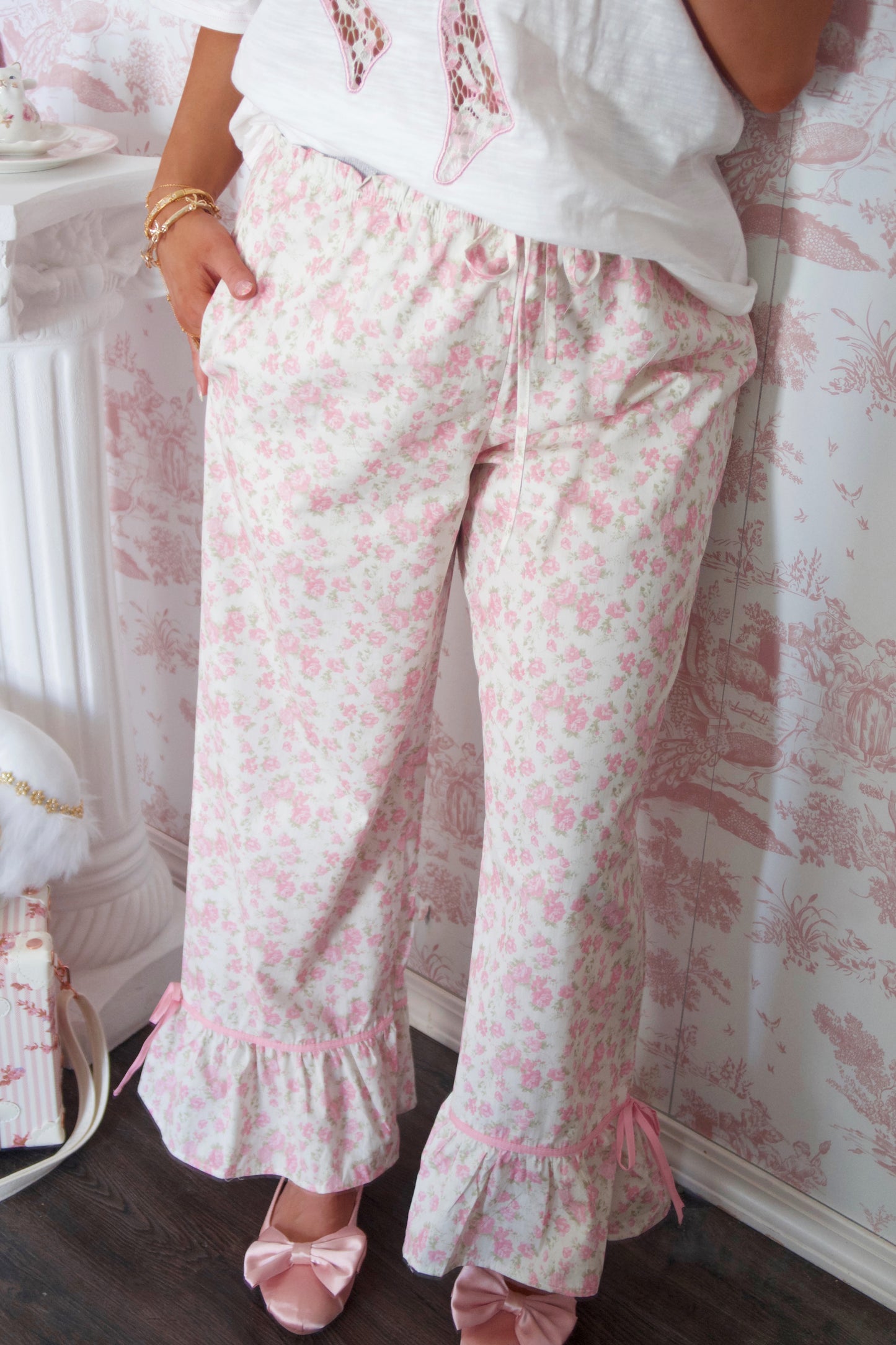 Blossom Enchantress Pants - Pink