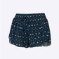 Midnight Blossoms Drawstring Athleisure Shorts