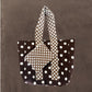 Espresso Dot Vintage Tote Set