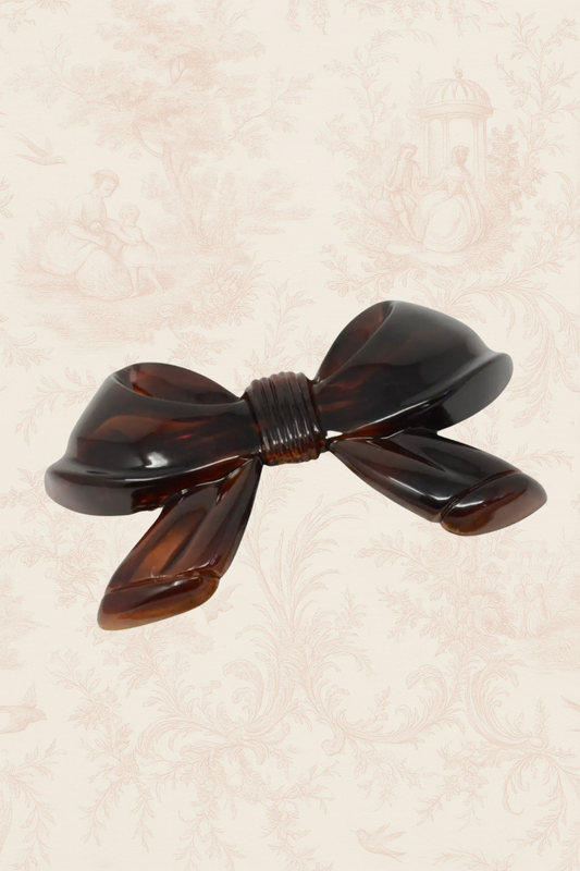 The Tortoise Bow Barrette RESTOCK 8.4