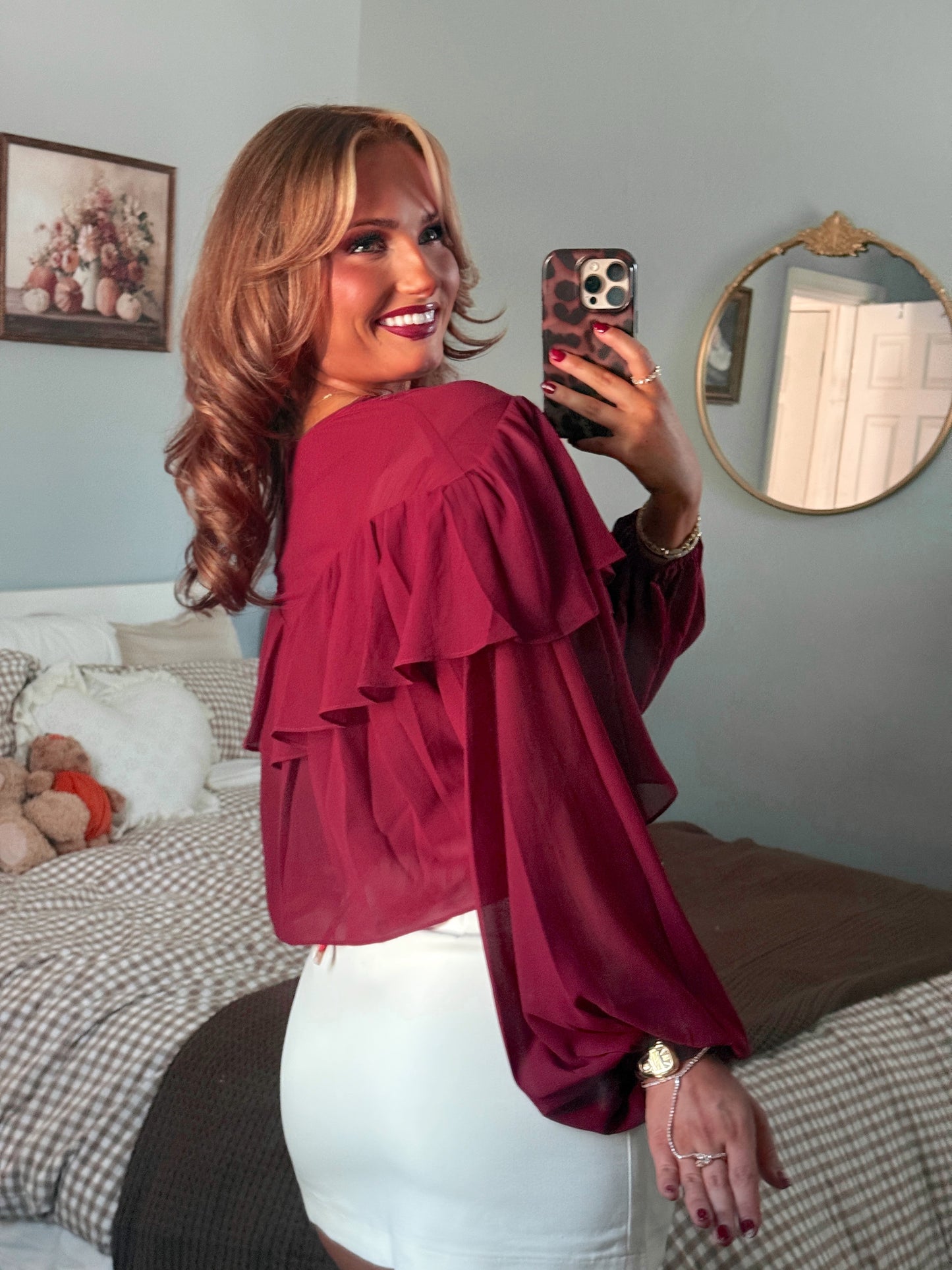 The Ashbourne Chiffon Blouse