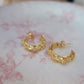 Gemma 24k Gold Hoops