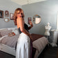 The French Girl Satin Skirt