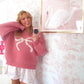 Cozy Coquette Sweater - Pink