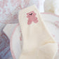 Pink Paws Cashmere Socks