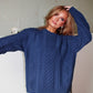 The Rory Cable Knit - Navy