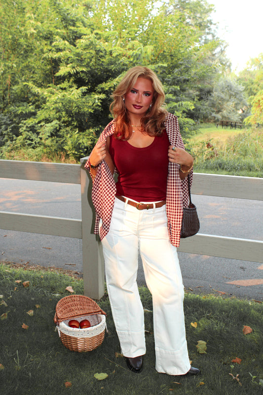 The Manor Trouser – Ivory Twill
