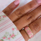 Vintage Victorian Ring - Pink