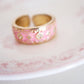 Vintage Victorian Ring - Pink