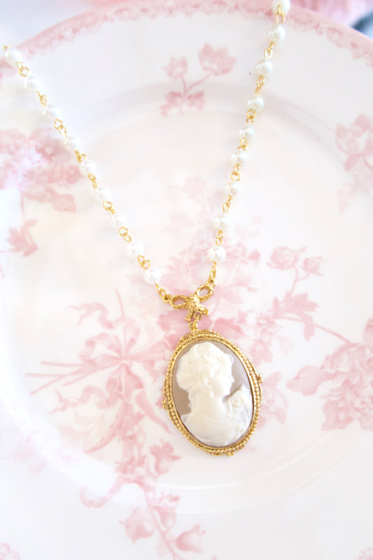 Coquette Cameo Necklace