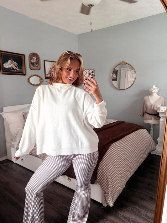 The Lustré Mockneck Sweater