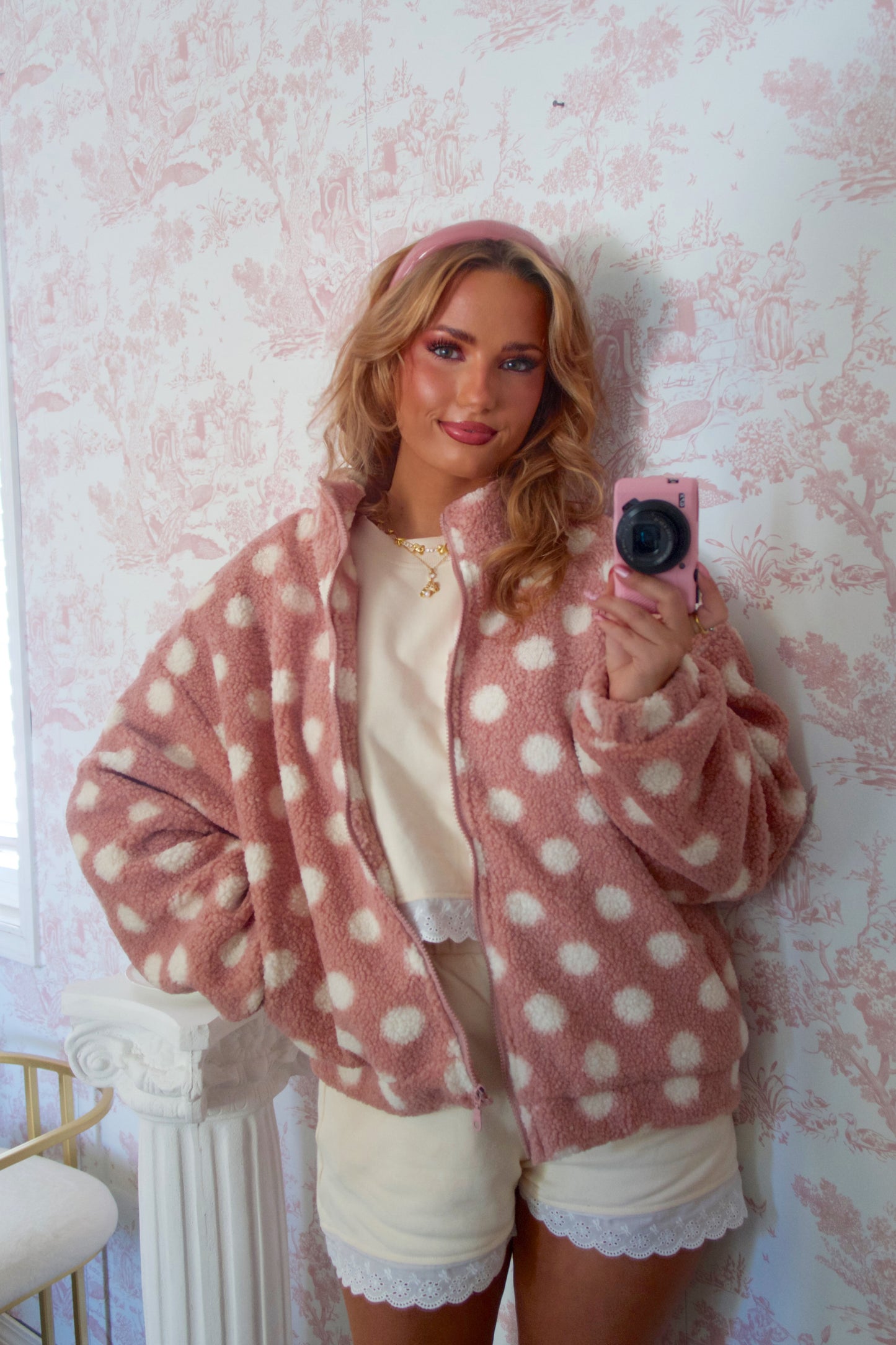 Dotted Dream Teddy Sherpa