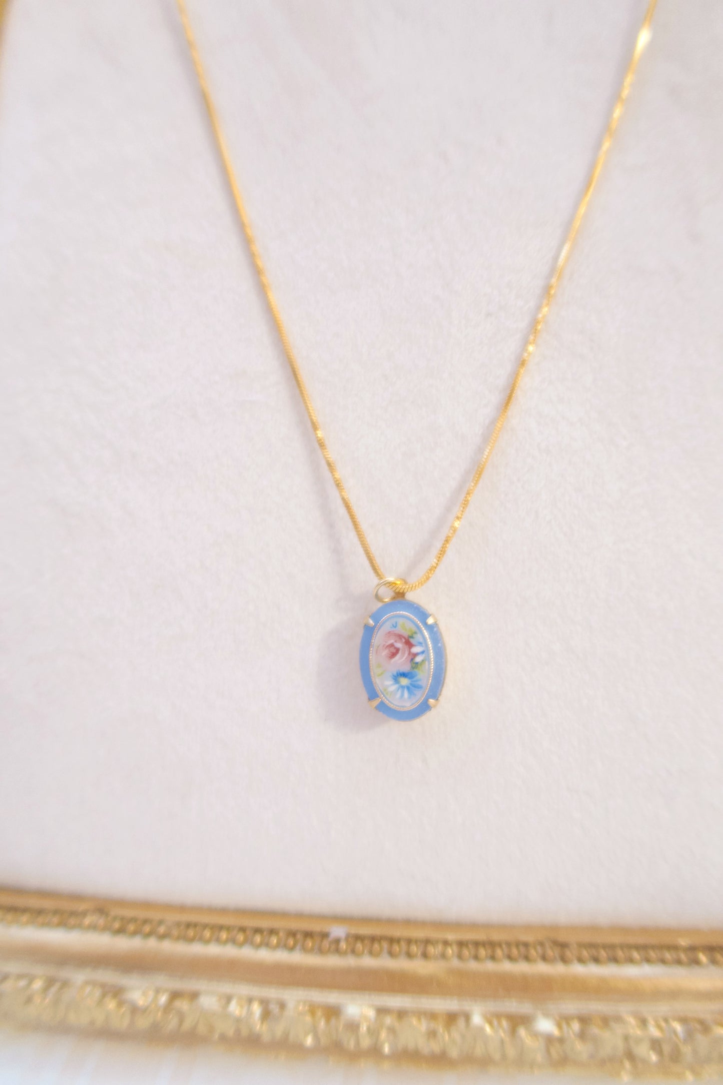The Bluebell Charm Vintage Necklace
