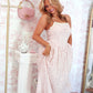Blush Lacewood Midi Dress