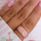 Vintage Victorian Ring - Pink