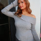Romantic Threads Sweater - Grey